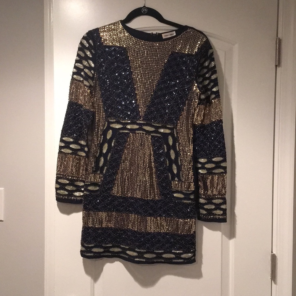 Sunset + Spring sequin dress size small